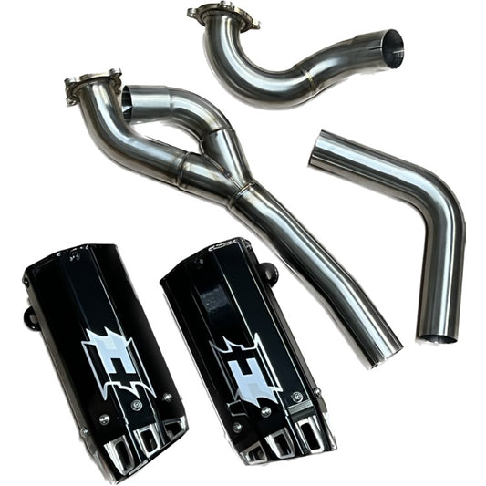 Empire Industries NEW GEN II Dual slip on exhaust for 12-24 CAN-AM Outlander